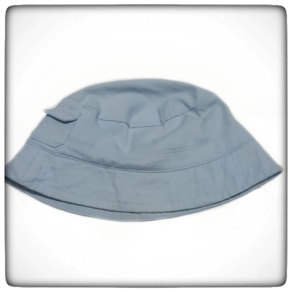 Baby Light Blue Brimmed Beach Sun Hat Size 18-24M